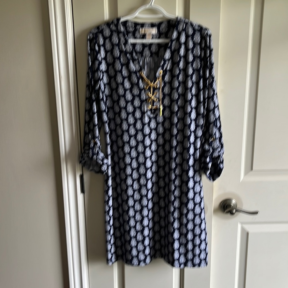 KORS Michael Kors Black and White Dress